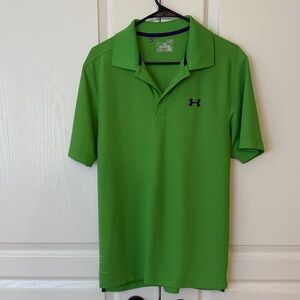 Under Armour Men's Vibrant Green Polo